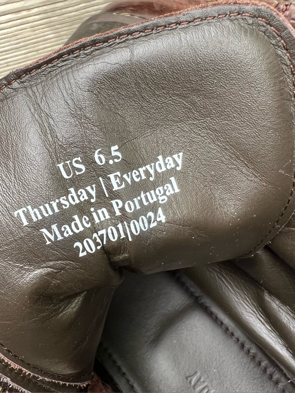 Thursday Combat Boot Size 6.5 Java Brown - Picture 8 of 9